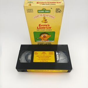 Sesame Street Erines Little Lie and Other Stories VHS 1991 Childrens Television